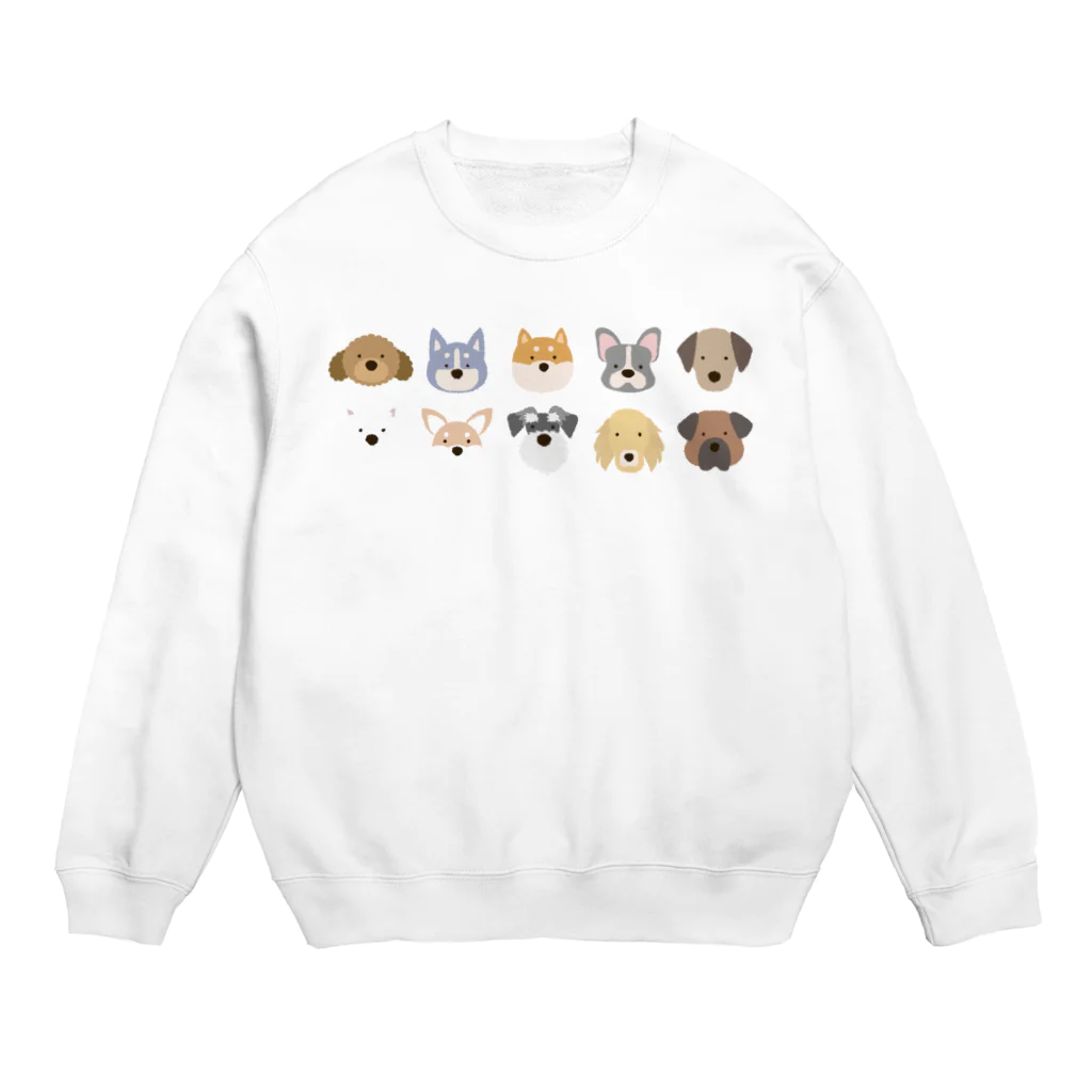 semioticaのわんわん大集合（ゆる） Crew Neck Sweatshirt