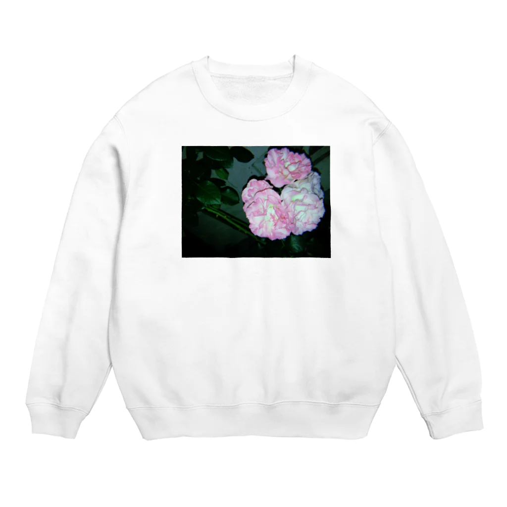 ふびらい飯のお花フィルム Crew Neck Sweatshirt