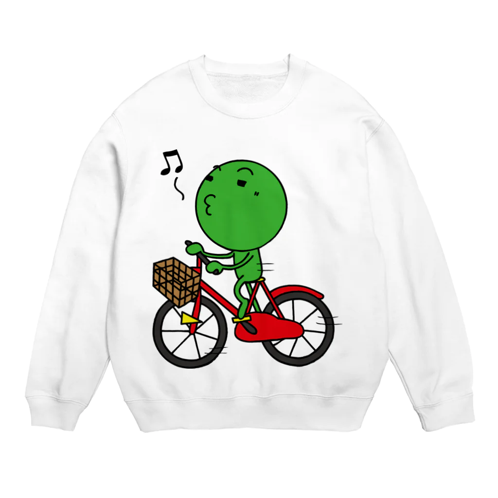 セムのチャリ枝豆 Crew Neck Sweatshirt