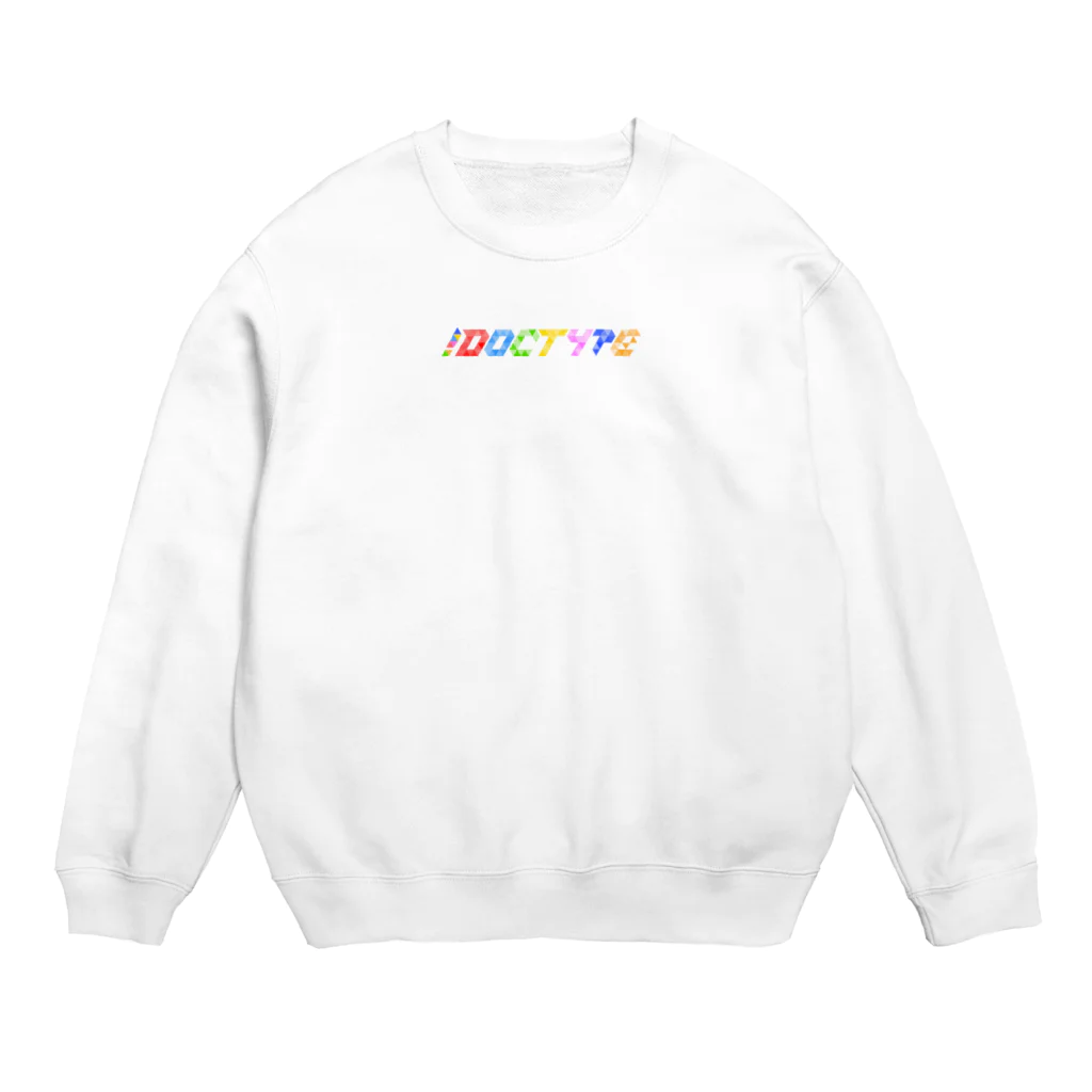 !DOCTYPEの！DOCTYPE ロゴ Crew Neck Sweatshirt