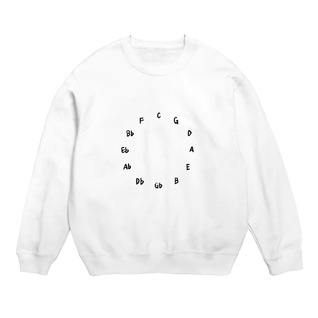 Yosumiの五度圏 / Circle of fifth Crew Neck Sweatshirt