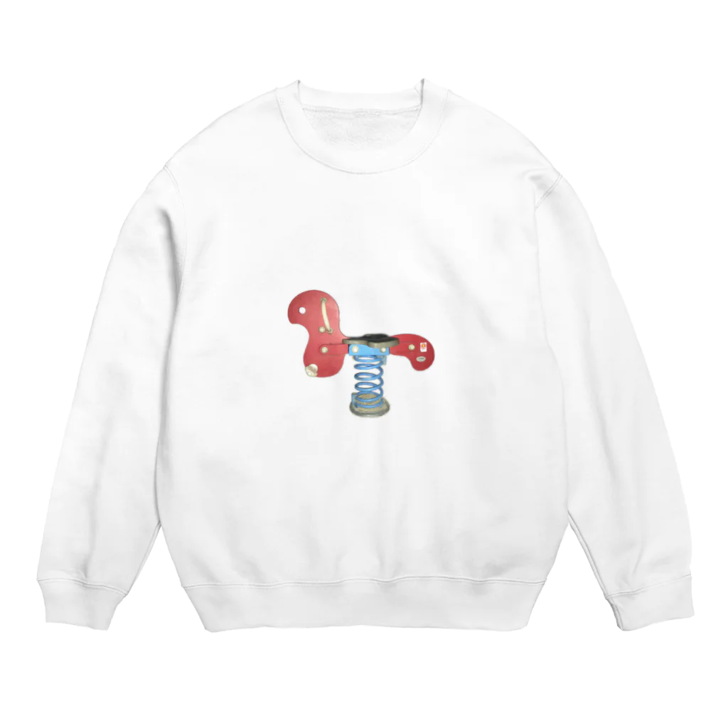 うてろの遊具〈ウマ？〉 Crew Neck Sweatshirt