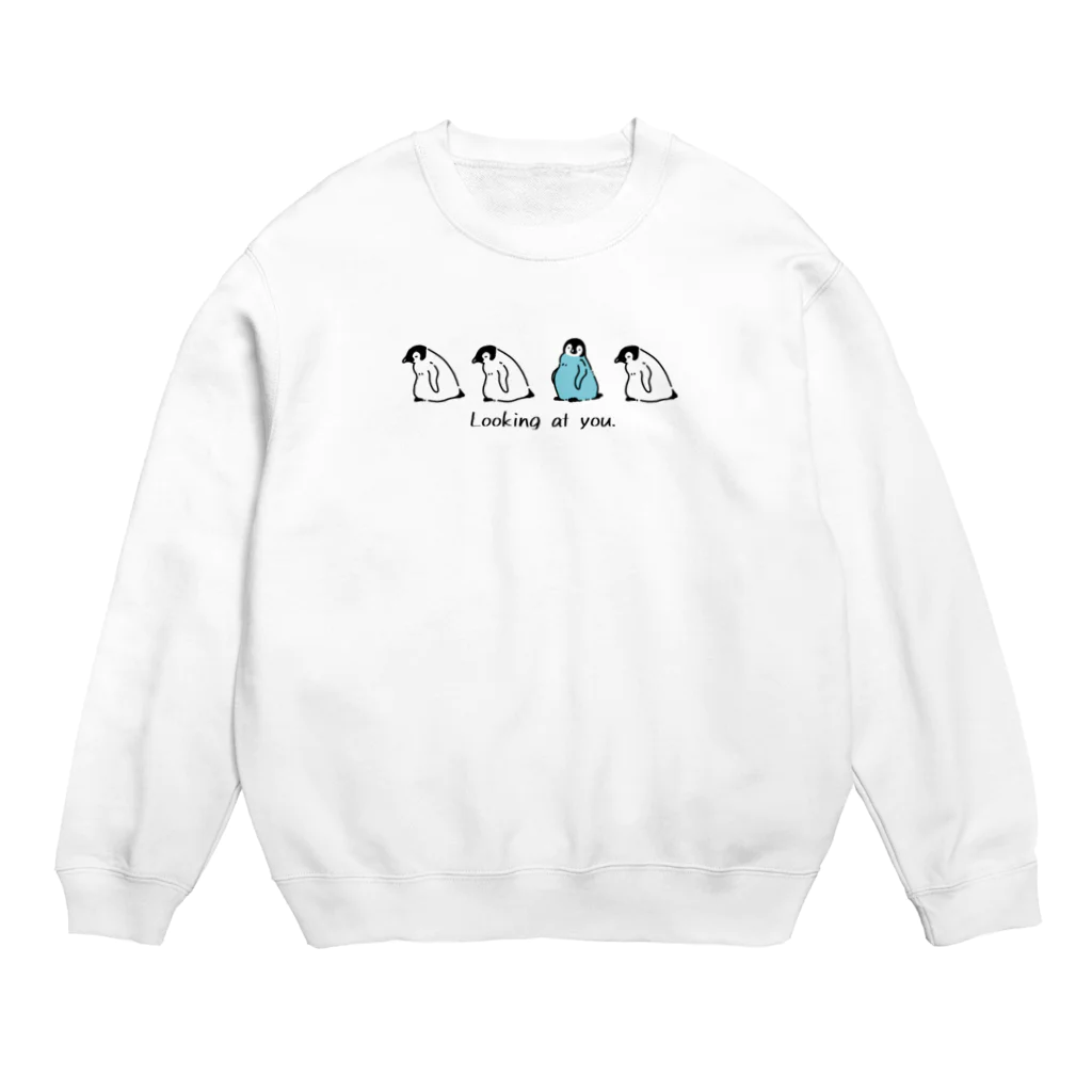 ナイロドノの見ているペンギン Crew Neck Sweatshirt