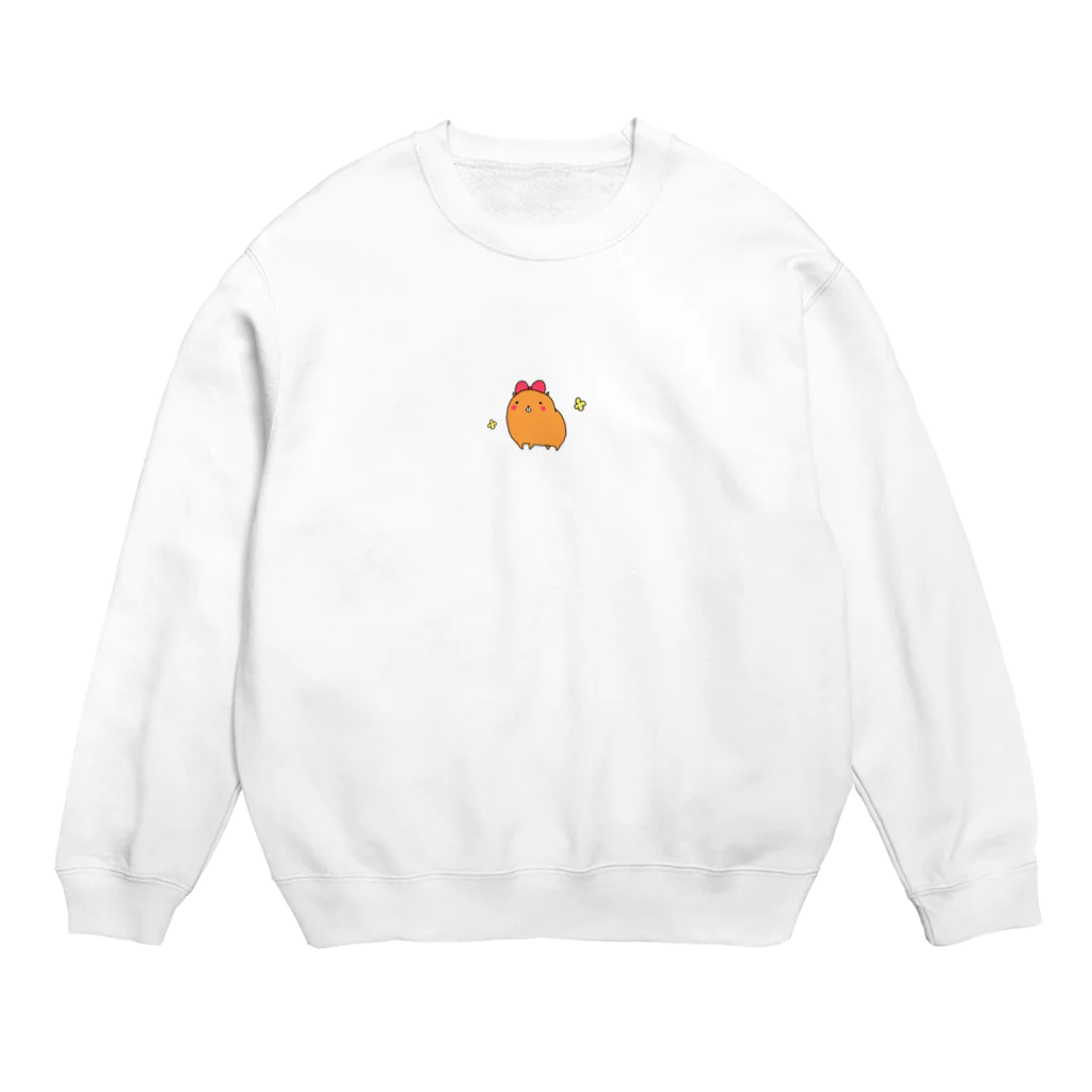 乙女心星誌(おとめごころせいじ)のかぴばらとおはな Crew Neck Sweatshirt