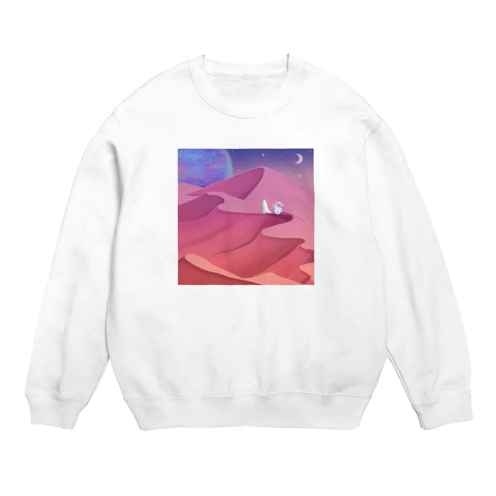panbanishaのplanet travel Crew Neck Sweatshirt