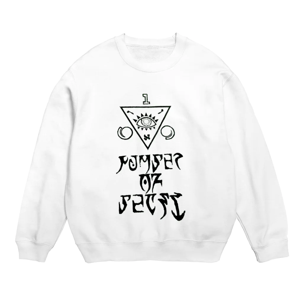 百鬼夜行絵巻のNUMBER OF (THE) BEAST Crew Neck Sweatshirt