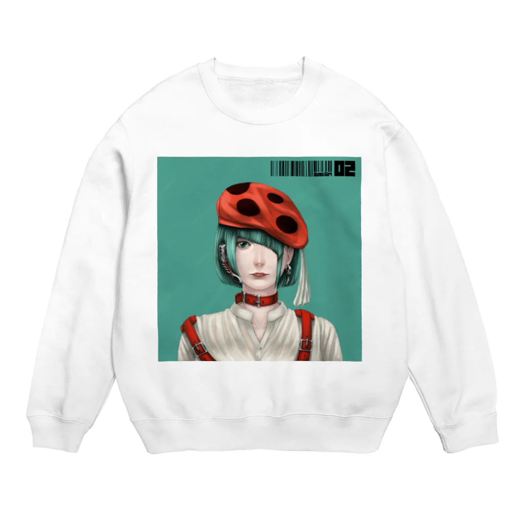 MATSU屋のBugs Girl - No.02 Crew Neck Sweatshirt