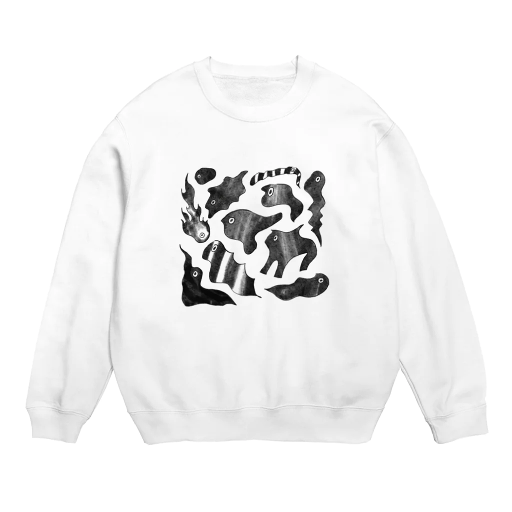 maruo3のもようくん Crew Neck Sweatshirt