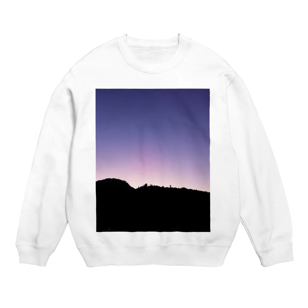 でおきしりぼ子の実験室のTwilight Purple Crew Neck Sweatshirt