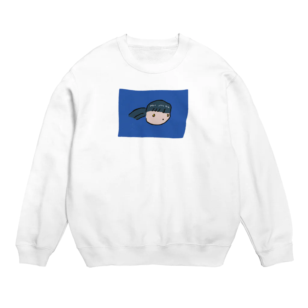 ヒナタカの宇宙ガール Crew Neck Sweatshirt