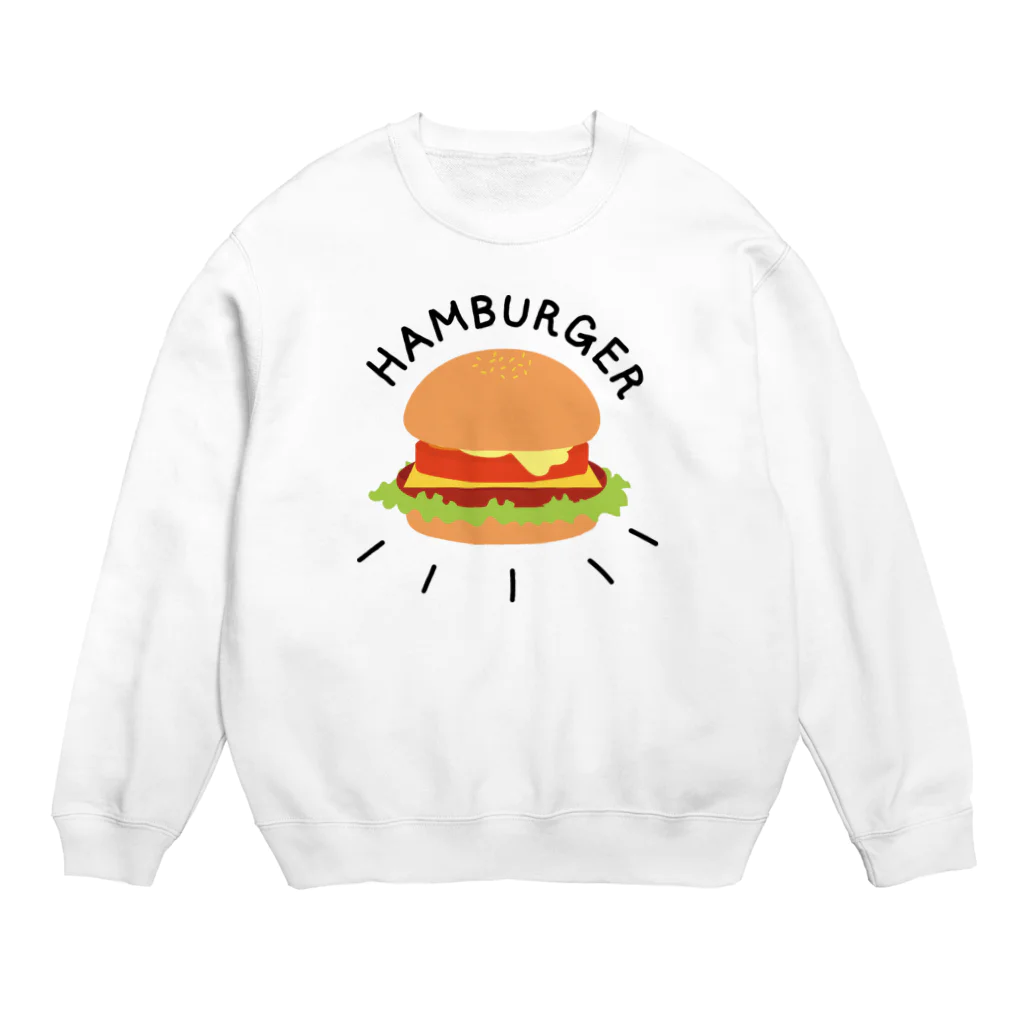 ぷるんぷるんストアのハンバーガーと言いつつチーズバーガー Crew Neck Sweatshirt