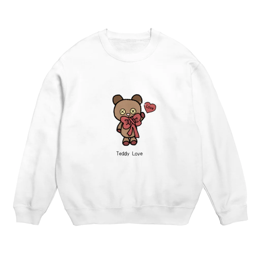 8083のTeddy Love(ネーム入り) Crew Neck Sweatshirt