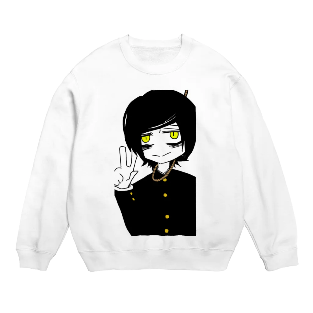 少女貧血の自殺ウィル Crew Neck Sweatshirt