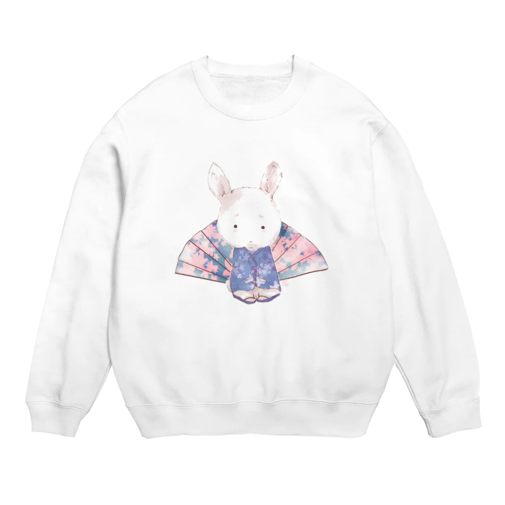 JAY'S TEA HOUSEのかわいいウサギ Crew Neck Sweatshirt