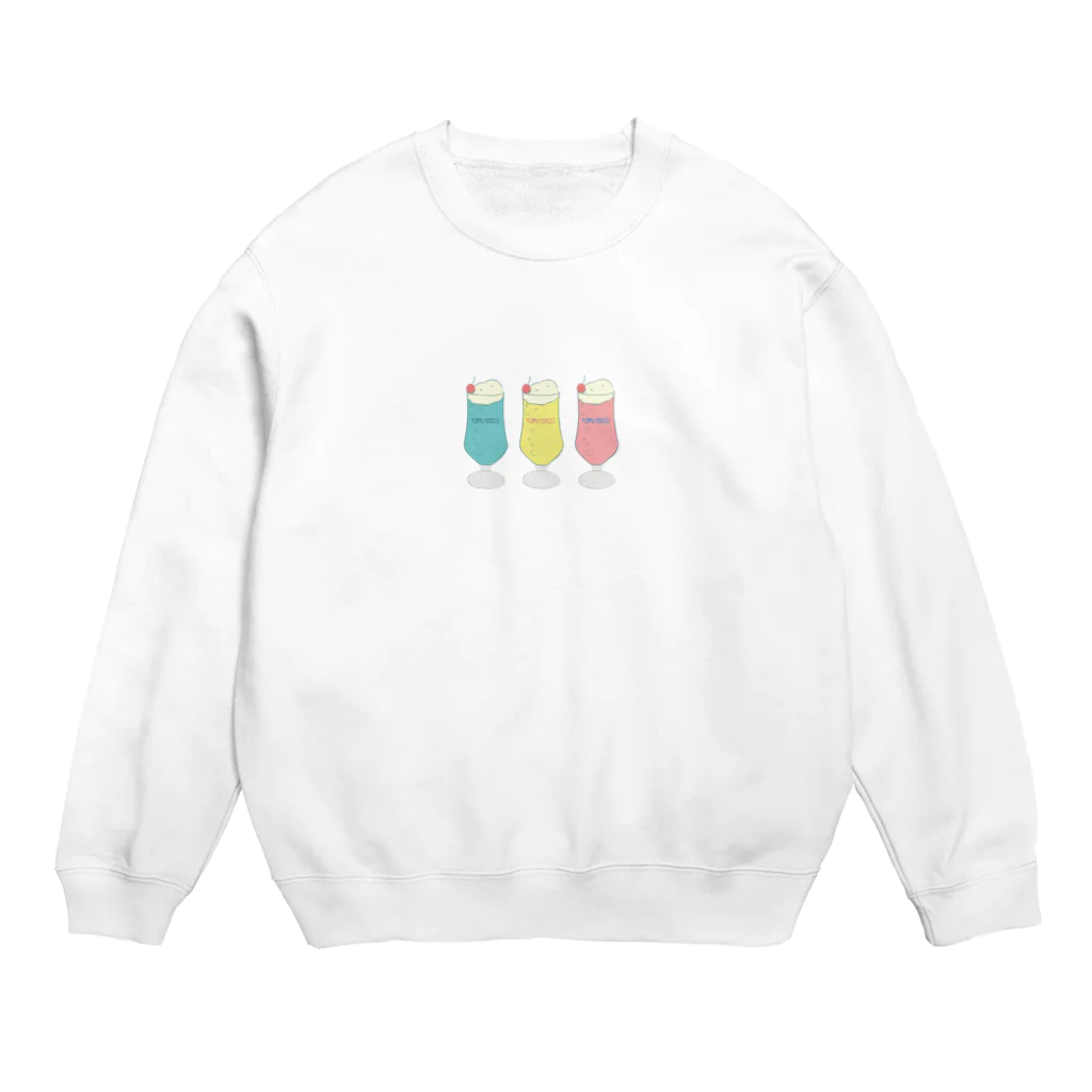 とむのクリームソーダ Crew Neck Sweatshirt