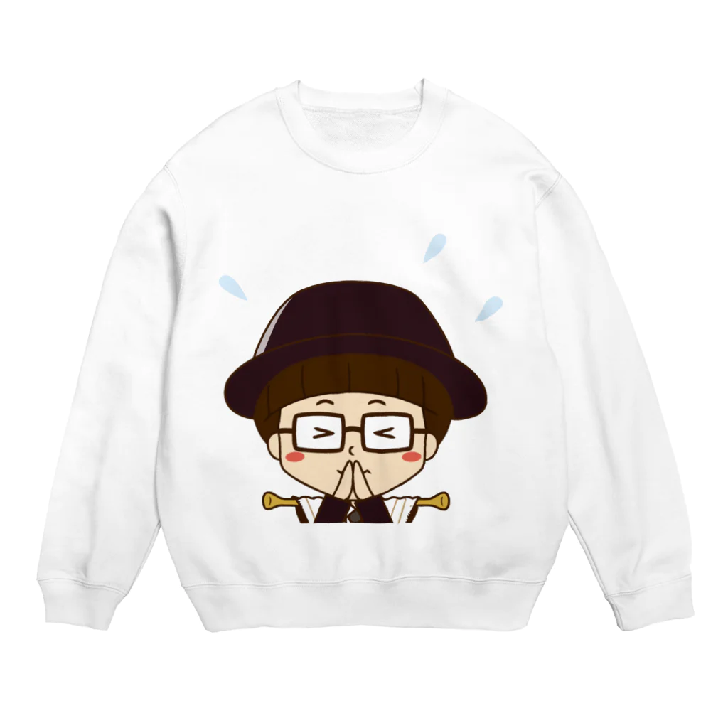 インテリアクレールのカーテンマンJr.（ごめん）のスウェット Crew Neck Sweatshirt