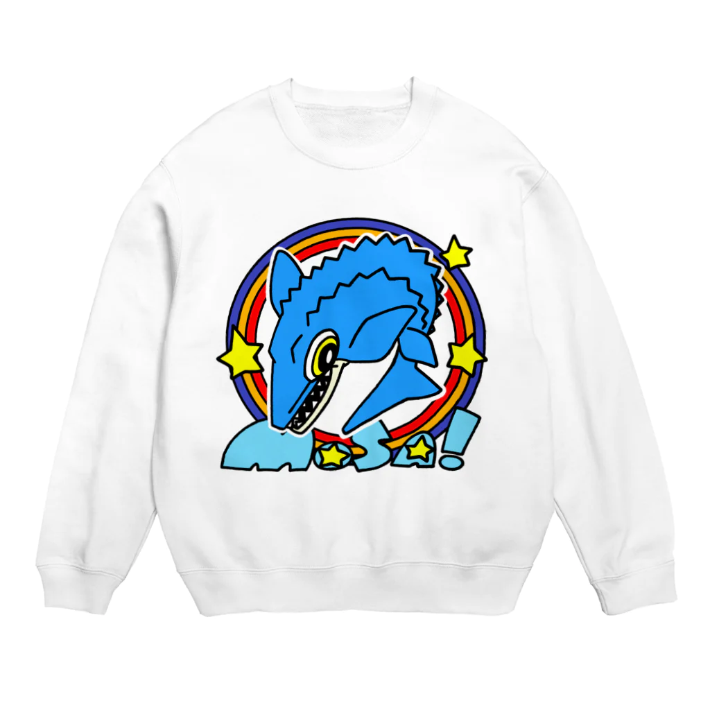 えいくらのPOP！モササウルス Crew Neck Sweatshirt