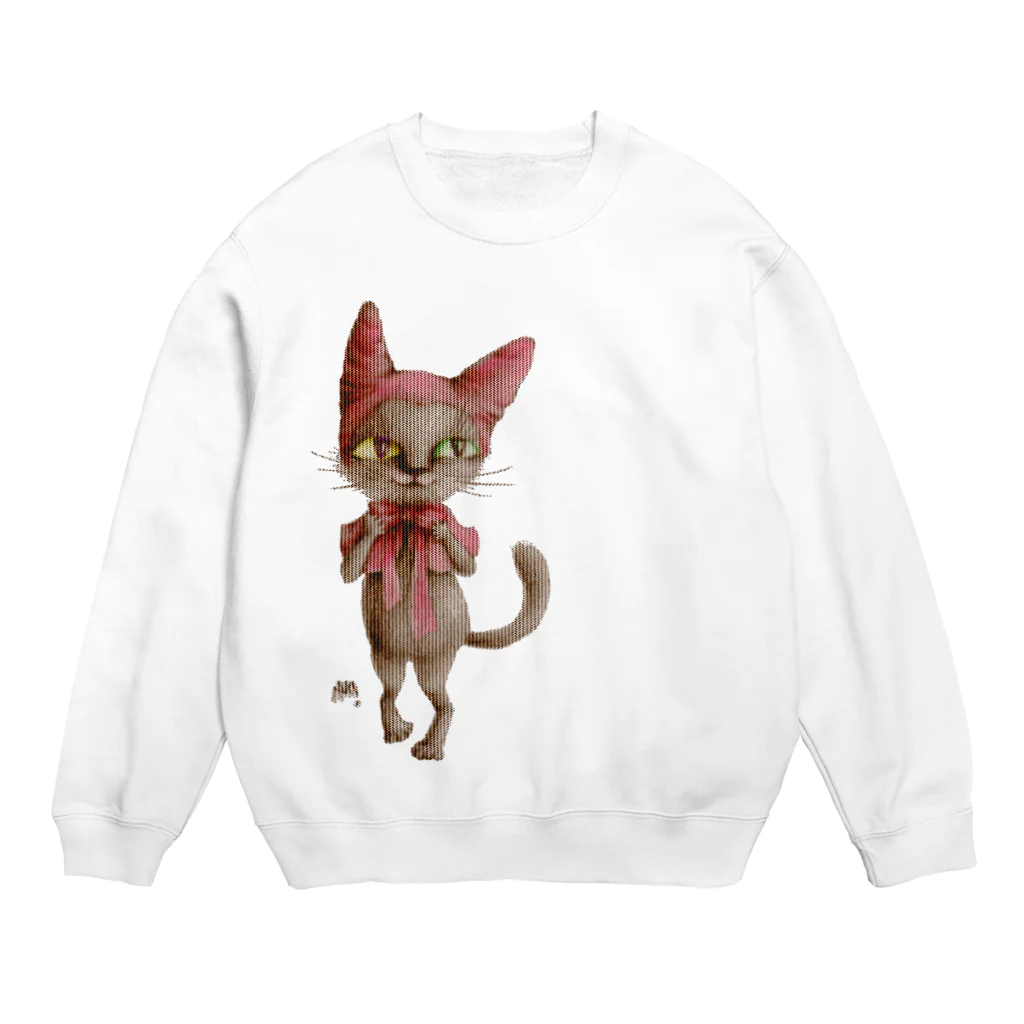 まりみゆきの猫頭巾 Crew Neck Sweatshirt