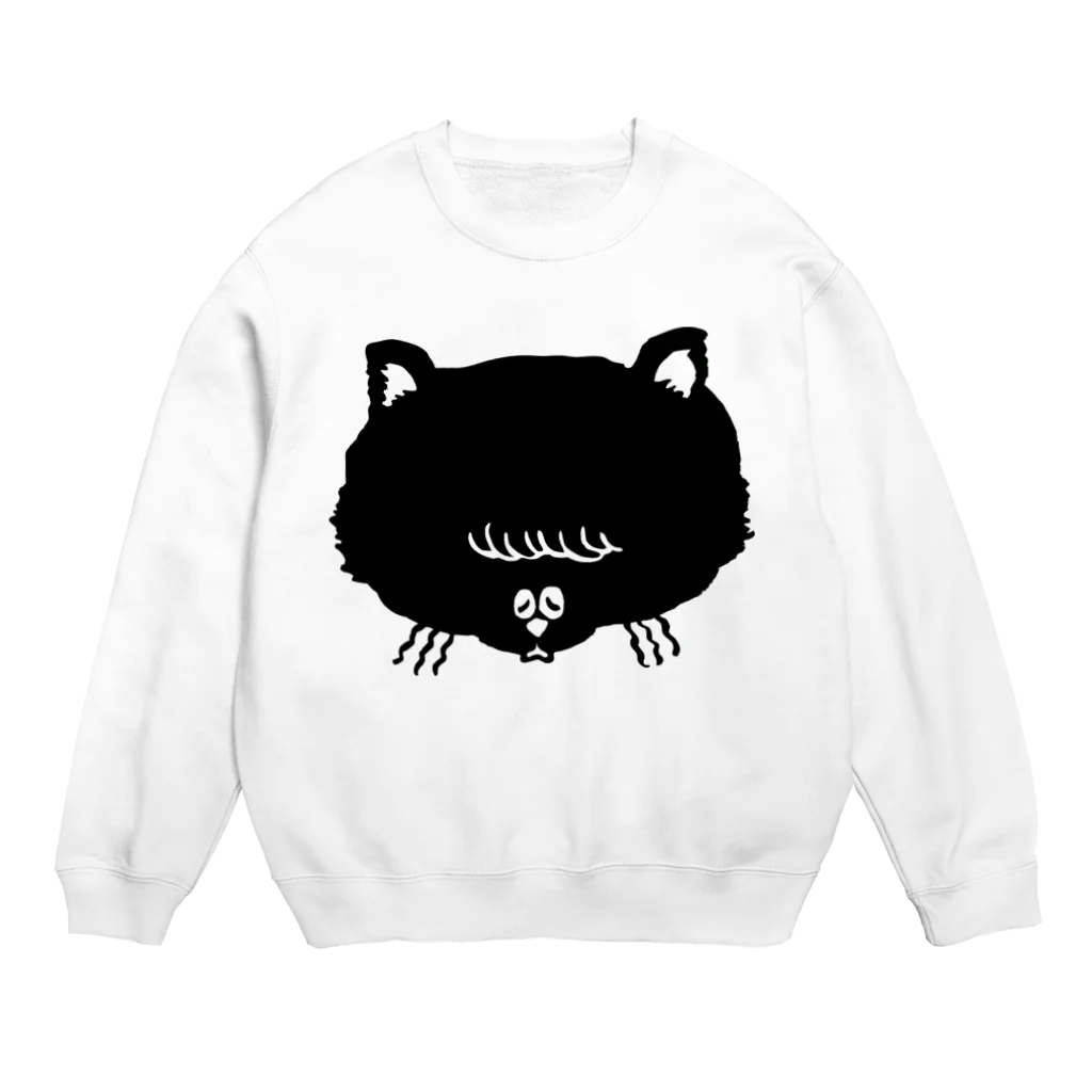 SHOP味み suzuri店のぐったりねこ Crew Neck Sweatshirt