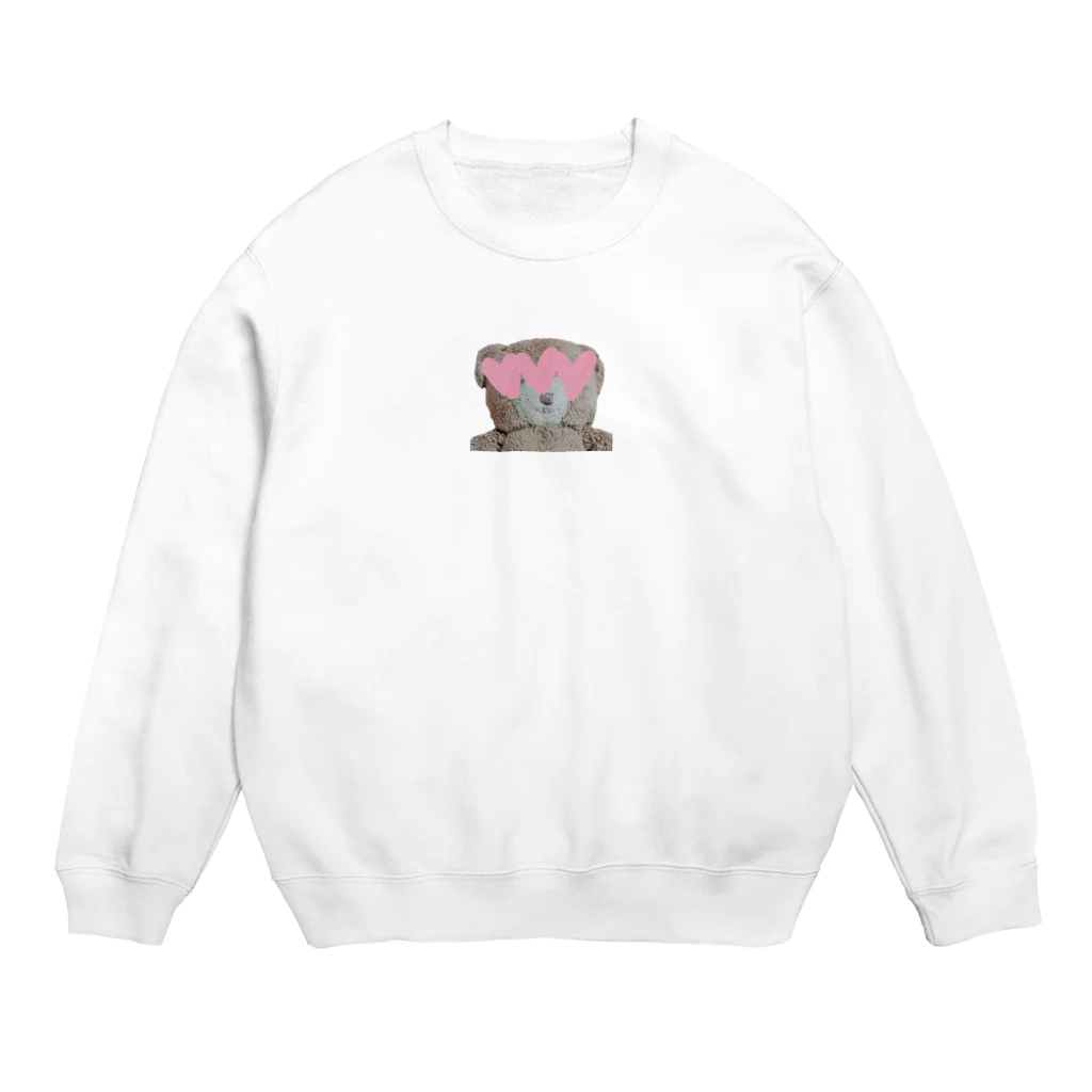 made in Bearのピンクハートスエット Crew Neck Sweatshirt