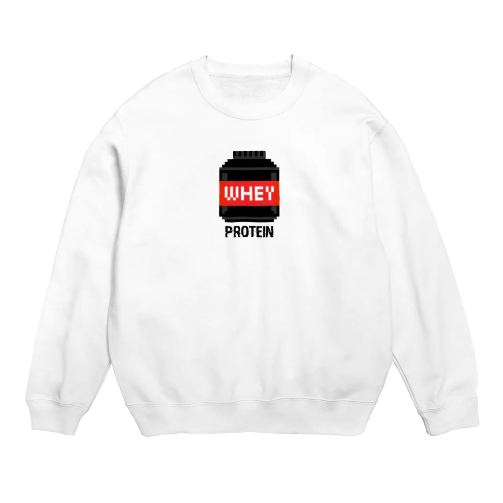 なでしこ@デザインのホエイプロテイン Crew Neck Sweatshirt