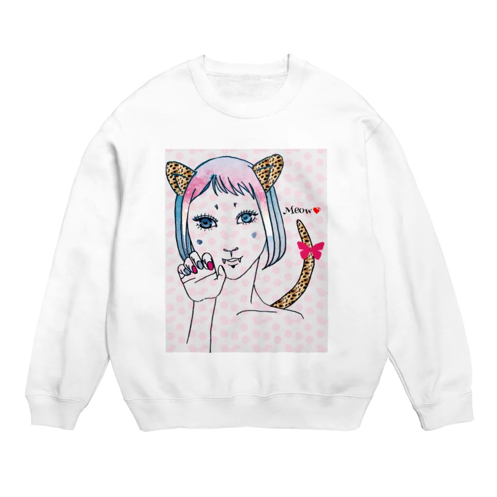 lifejourneycolorfulのコスプレ少女 Crew Neck Sweatshirt