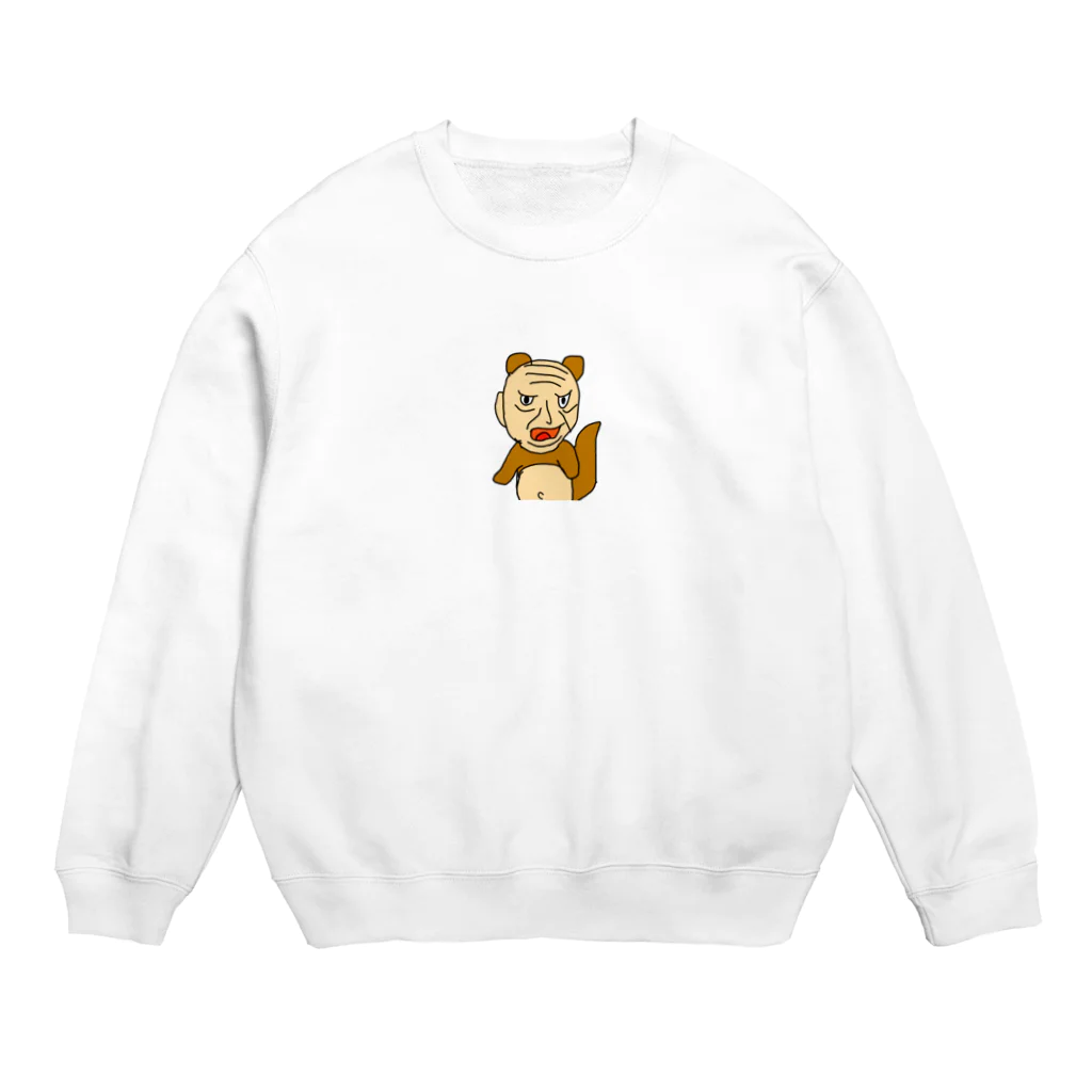 はちょっぷんのおじたぬき Crew Neck Sweatshirt