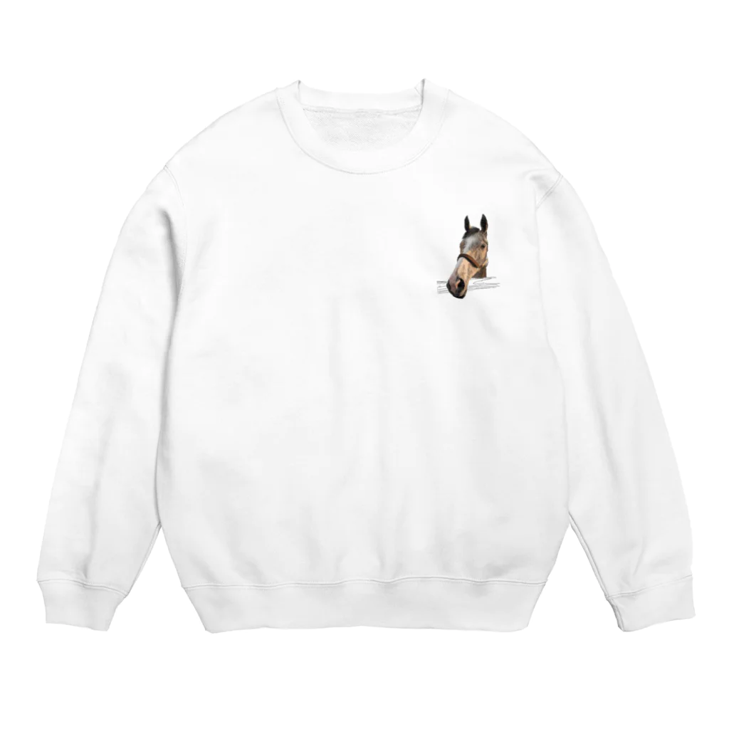 lua-kenの競走馬の平日 Crew Neck Sweatshirt