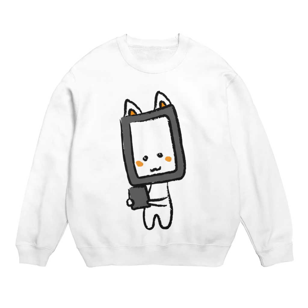 ぱぶにゃんグッズショップのスタンダードぱぶにゃん Crew Neck Sweatshirt