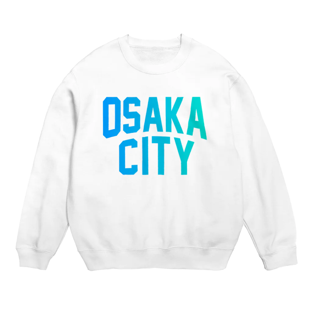 JIMOTOE Wear Local Japanの大阪市 OSAKA CITY Crew Neck Sweatshirt