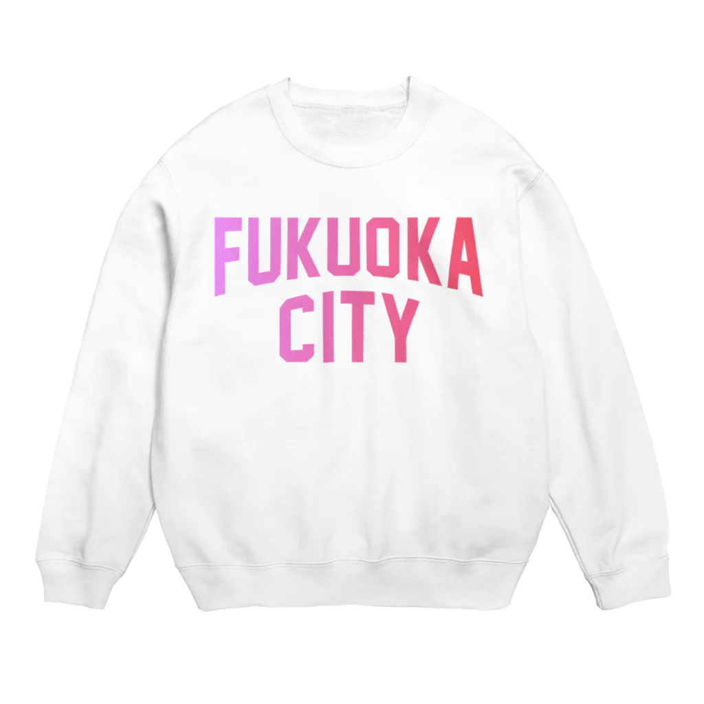 JIMOTOE Wear Local Japanの福岡市 FUKUOKA CITY Crew Neck Sweatshirt