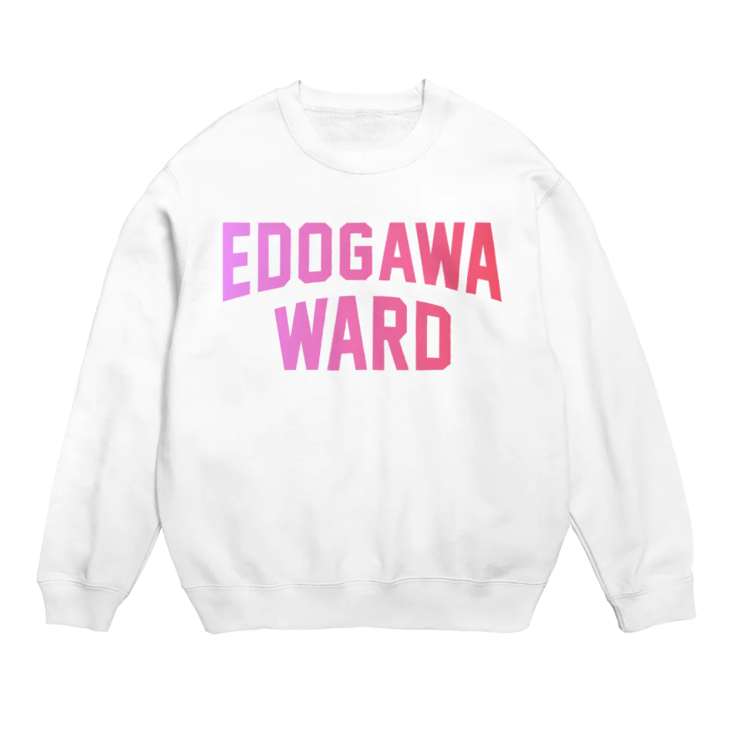 JIMOTO Wear Local Japanの 江戸川区 EDOGAWA WARD Crew Neck Sweatshirt