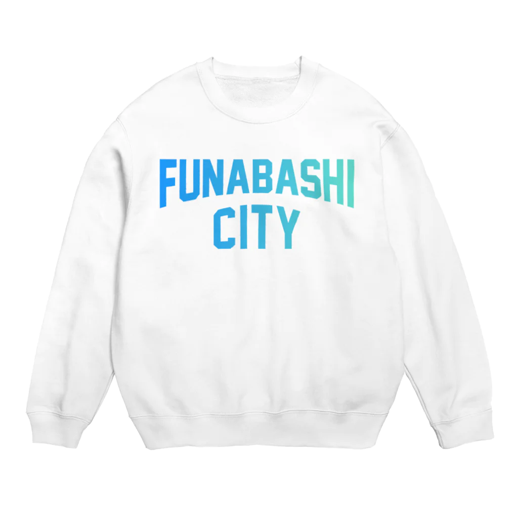 JIMOTOE Wear Local Japanの船橋市 FUNABASHI CITY Crew Neck Sweatshirt