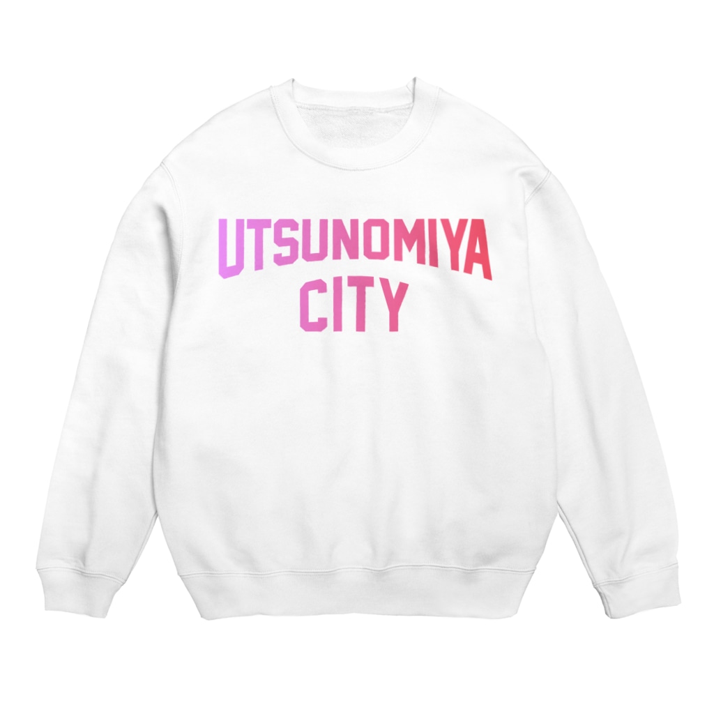 JIMOTO Wear Local Japanの宇都宮市 UTSUNOMIYA CITY Crew Neck Sweatshirt