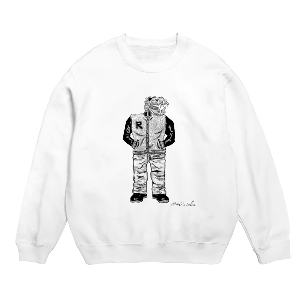 40’s talonのartwork 1 Crew Neck Sweatshirt