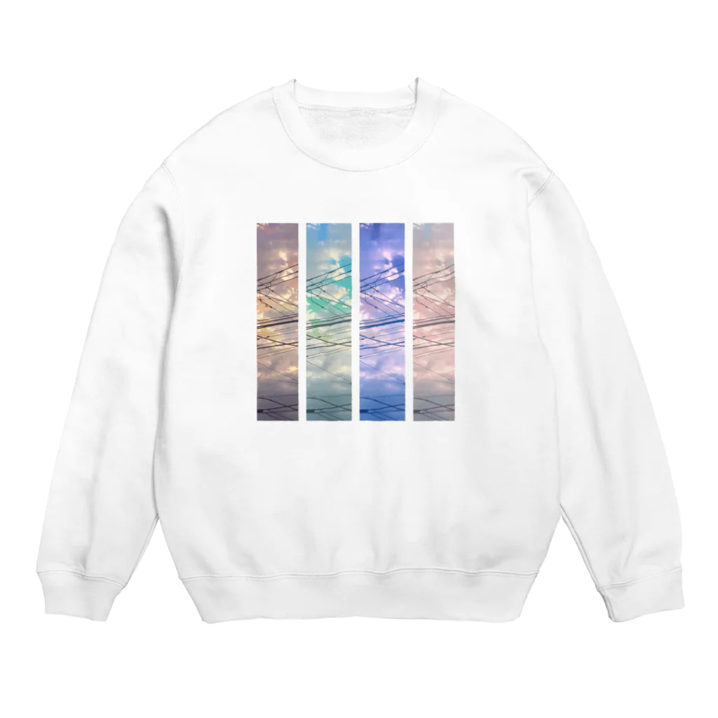 KASAの家の色々空 Crew Neck Sweatshirt