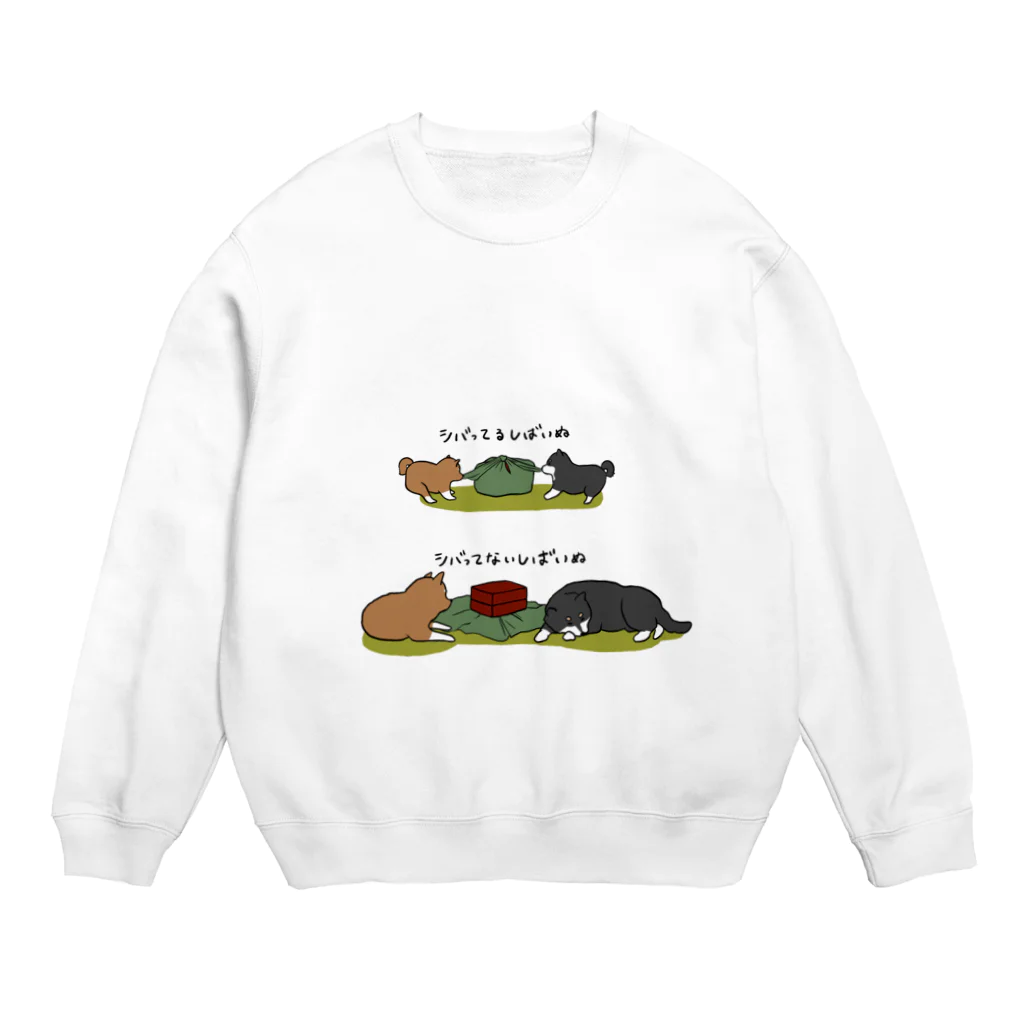 Sea Bar のシバるか否かの柴犬さん Crew Neck Sweatshirt