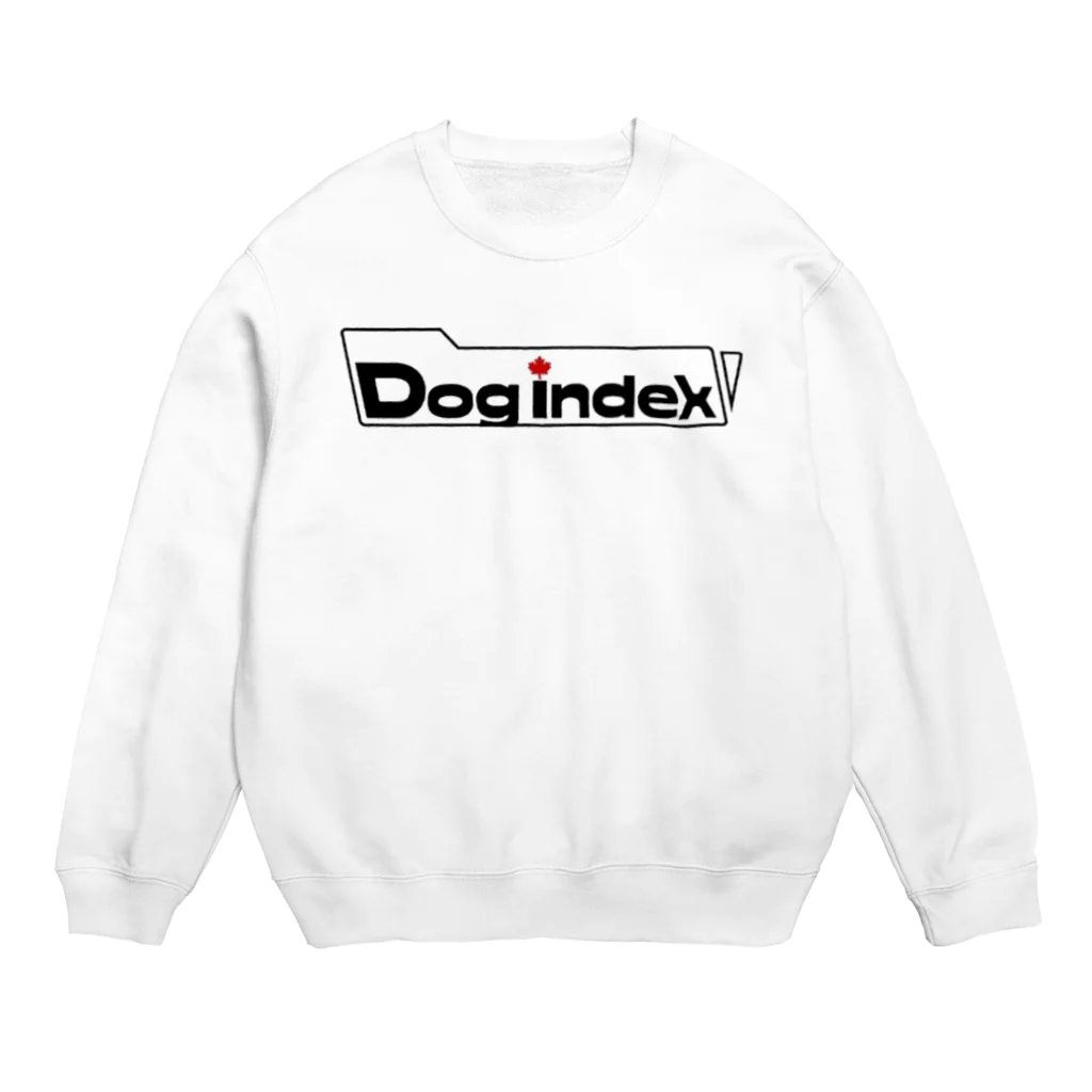 Dog indexのインデックスロゴ Crew Neck Sweatshirt