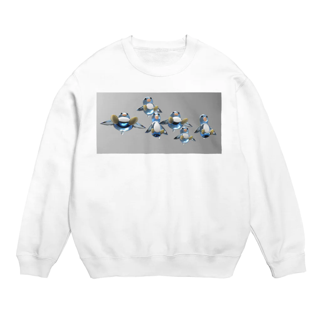 みみみの3DCADぺんぺんず Crew Neck Sweatshirt