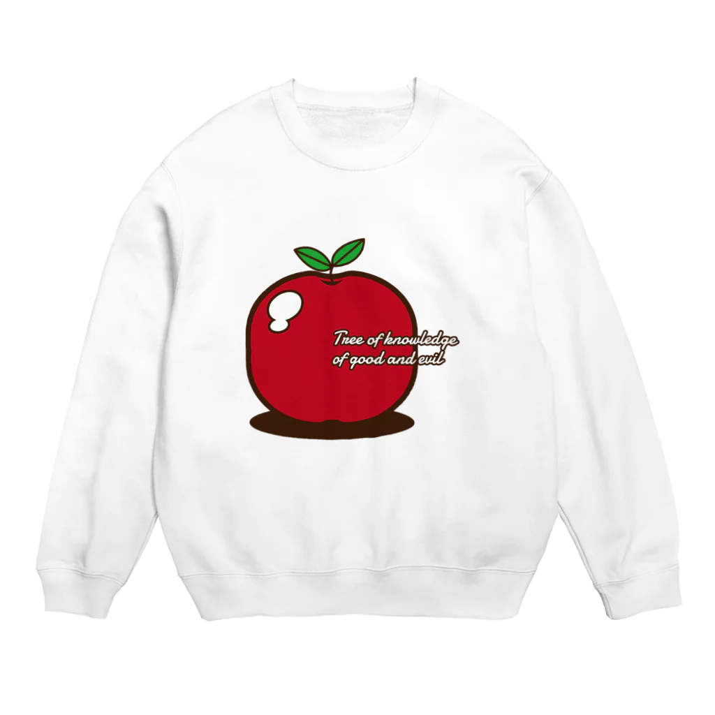 A R K -Eaeh likes-のリンゴ風イラスト Crew Neck Sweatshirt