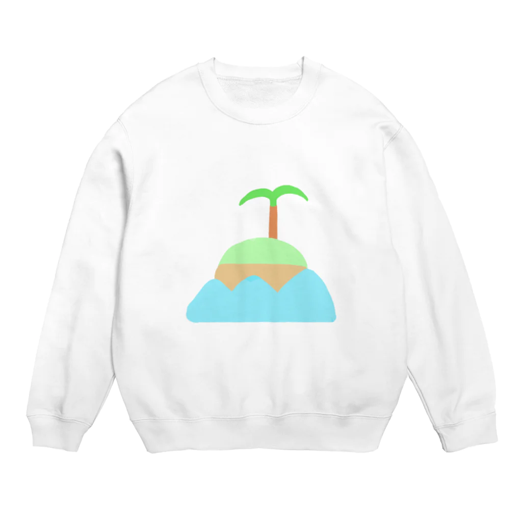 ユウザキのグッズのやつ。の島-Island Crew Neck Sweatshirt