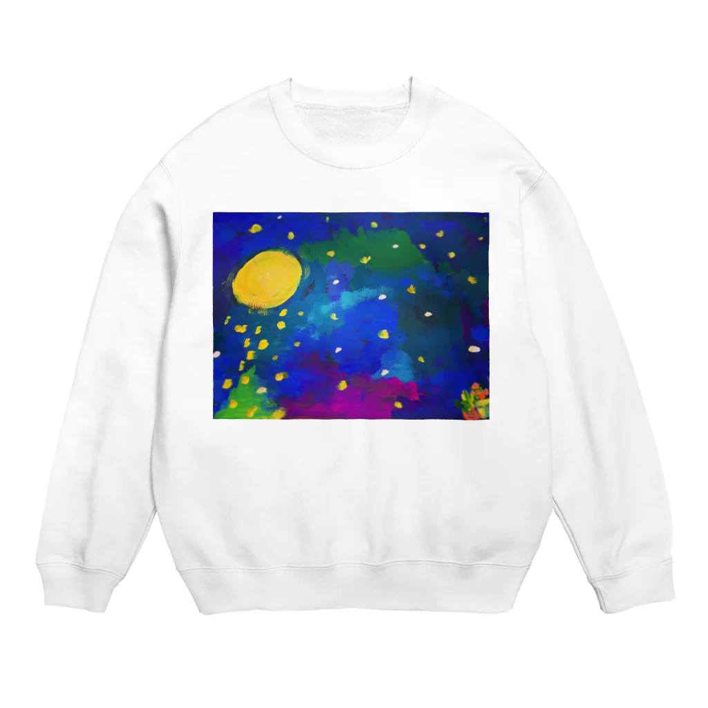 savaの月の道 Crew Neck Sweatshirt