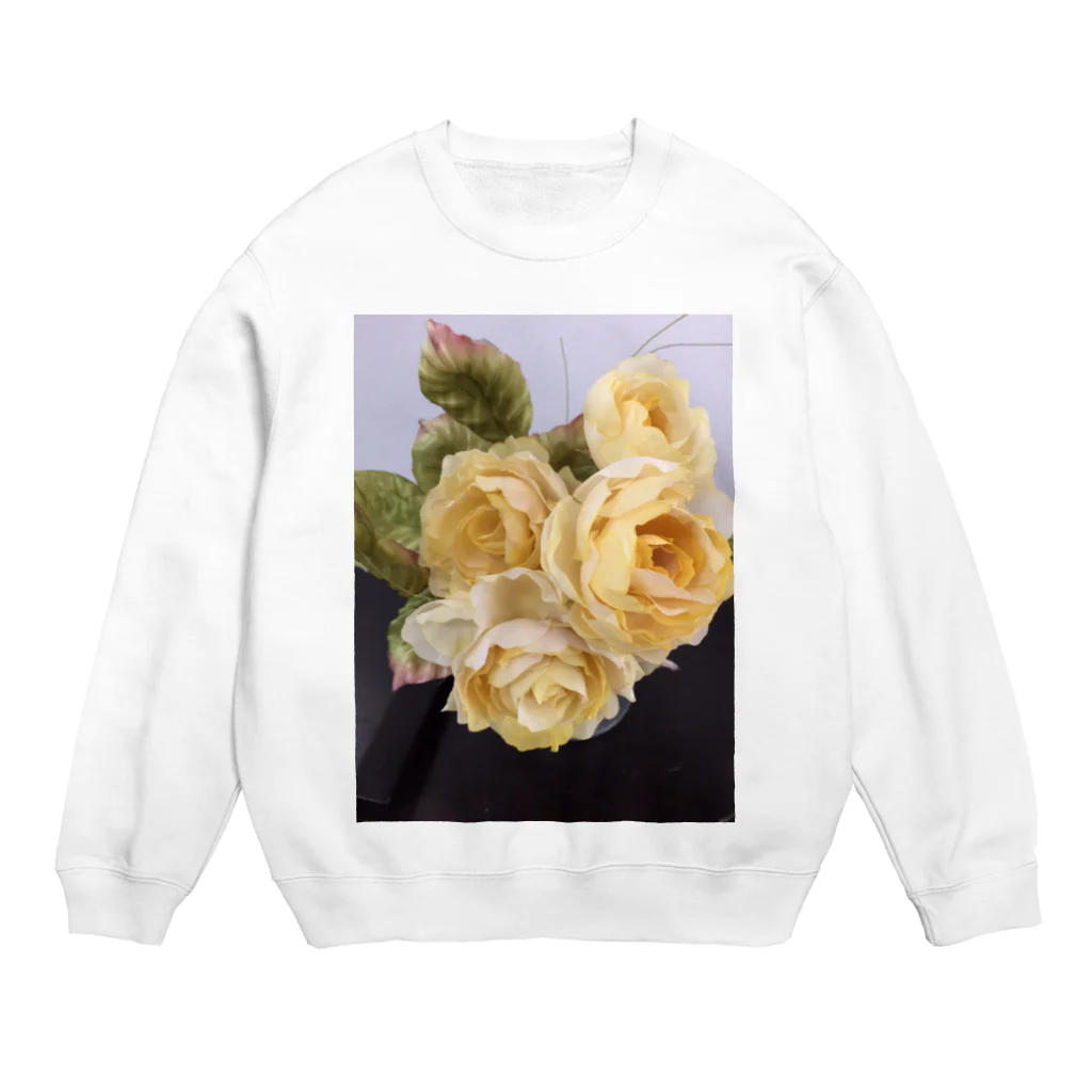 spica1014の黄薔薇 Crew Neck Sweatshirt