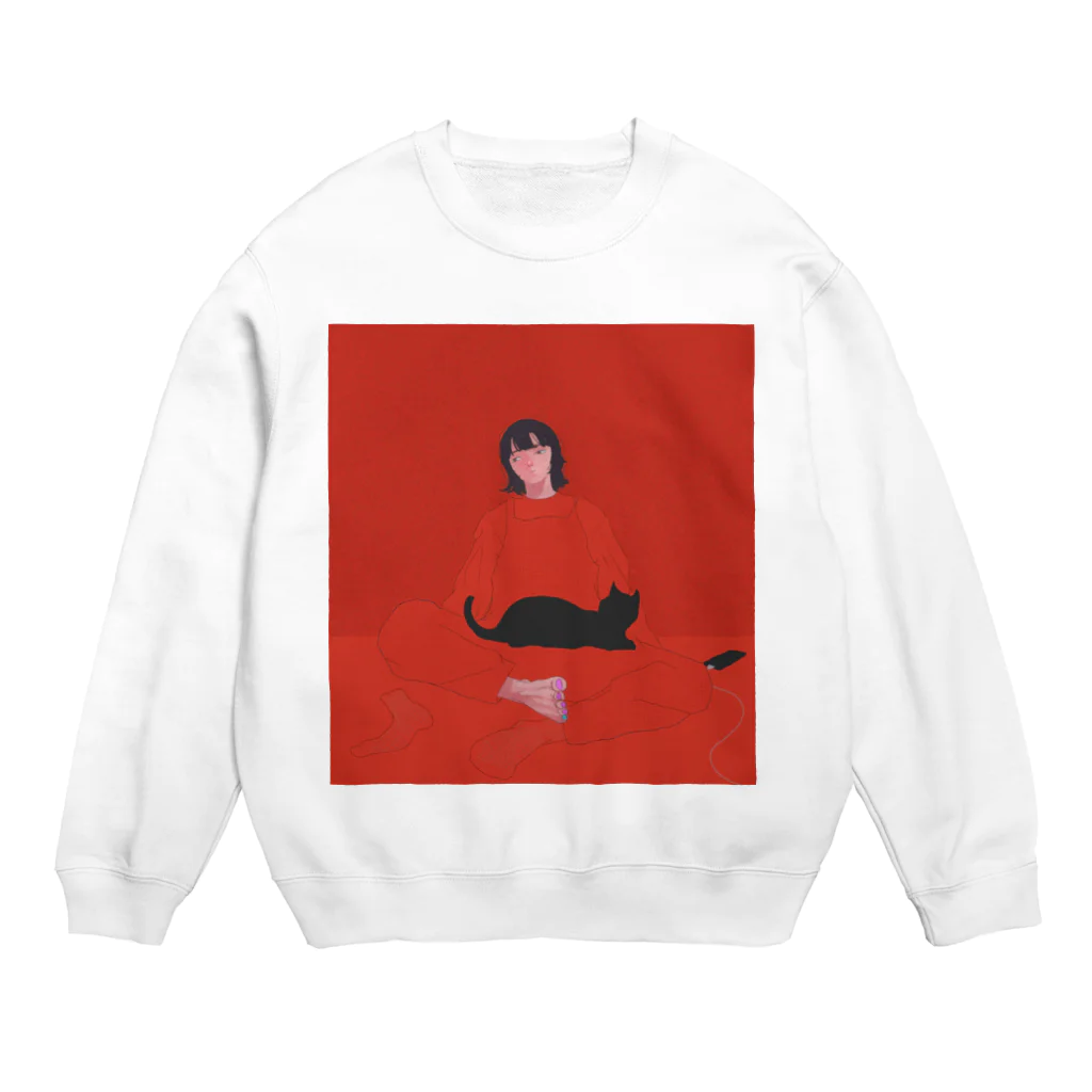 べつんのレッドさん Crew Neck Sweatshirt