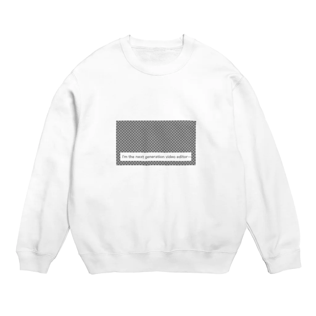 Telop.siteのLayer&Telop スウェット（グレーver） Crew Neck Sweatshirt