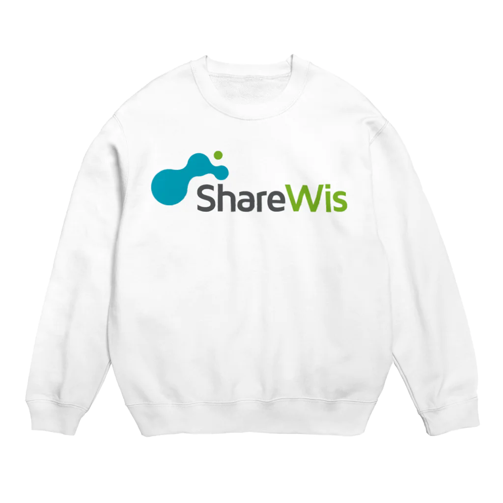 ShareWisグッズ販売のShareWisロゴ Crew Neck Sweatshirt