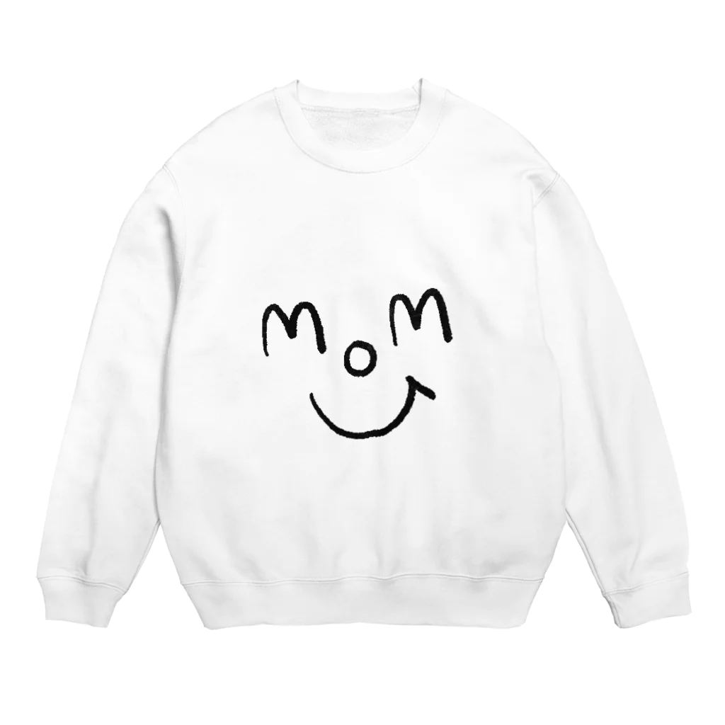 山口県タベスタグラムの仲良し家族。【mom】 Crew Neck Sweatshirt