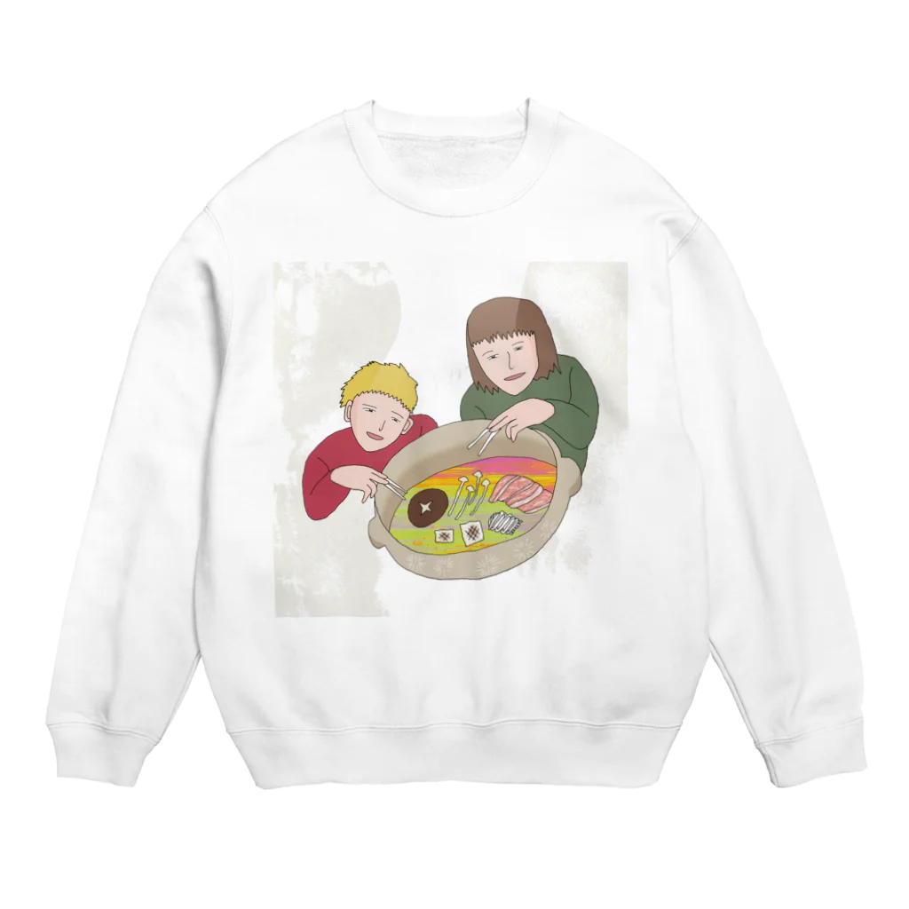 活気クラブの活気グラフィック「鍋」 Crew Neck Sweatshirt