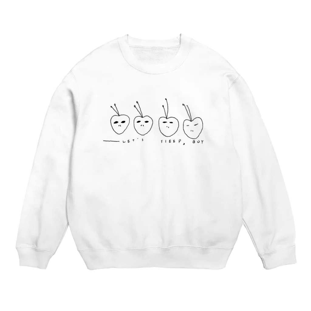 meforのLET'S SLEEP, BOY. Crew Neck Sweatshirt