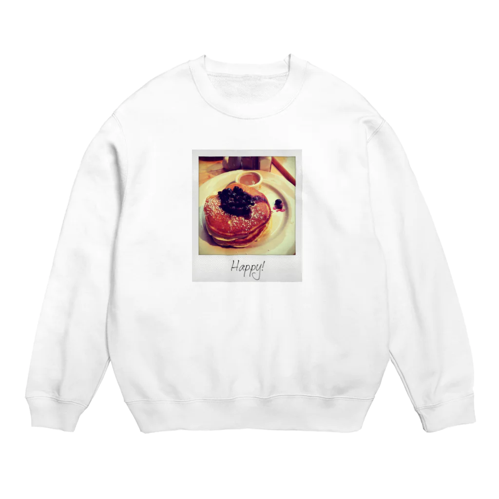 ym designのHappy pancake! Crew Neck Sweatshirt